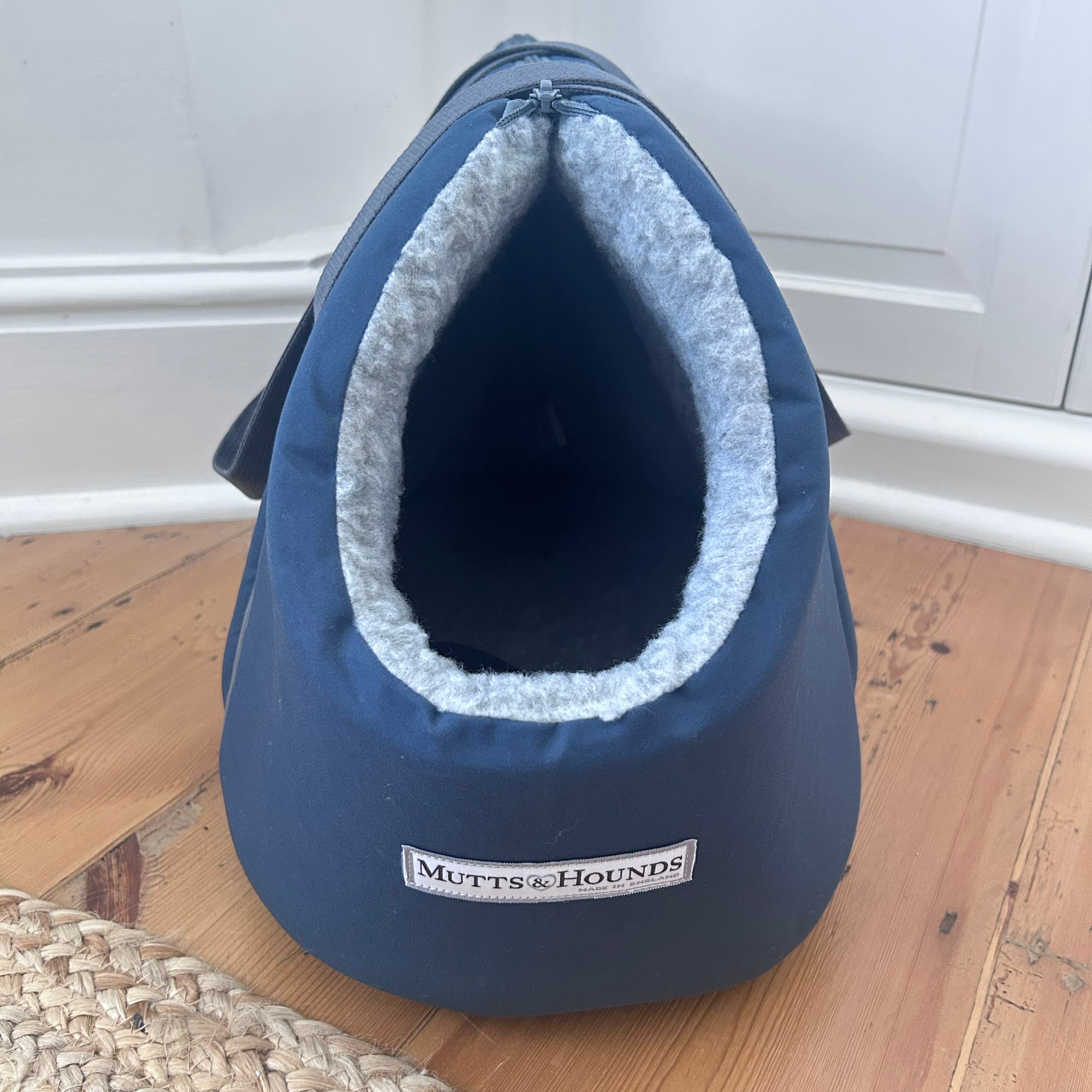 Navy Wax Dog Carrier Medium (Sample)