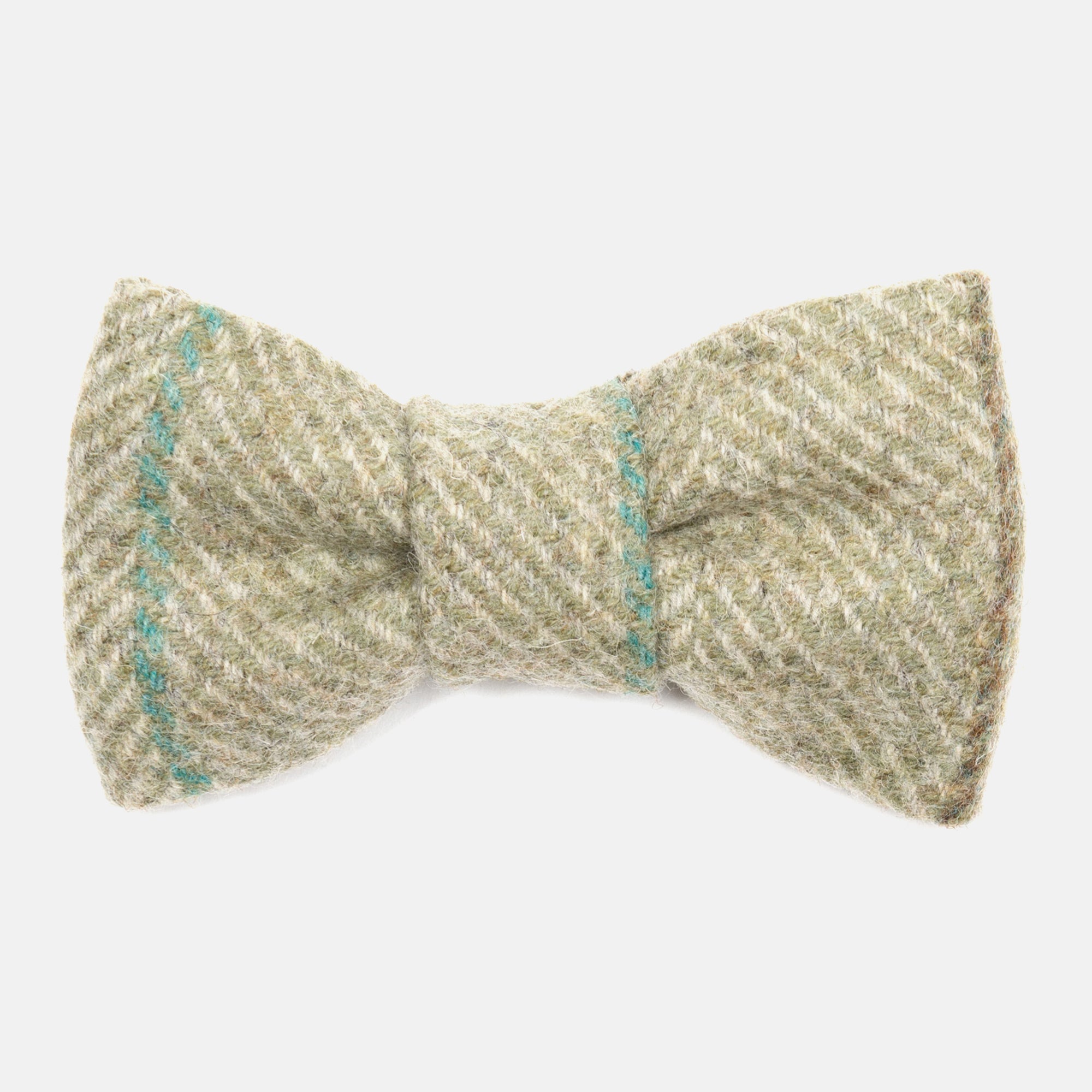 Willow Check Tweed Dog Bow Tie