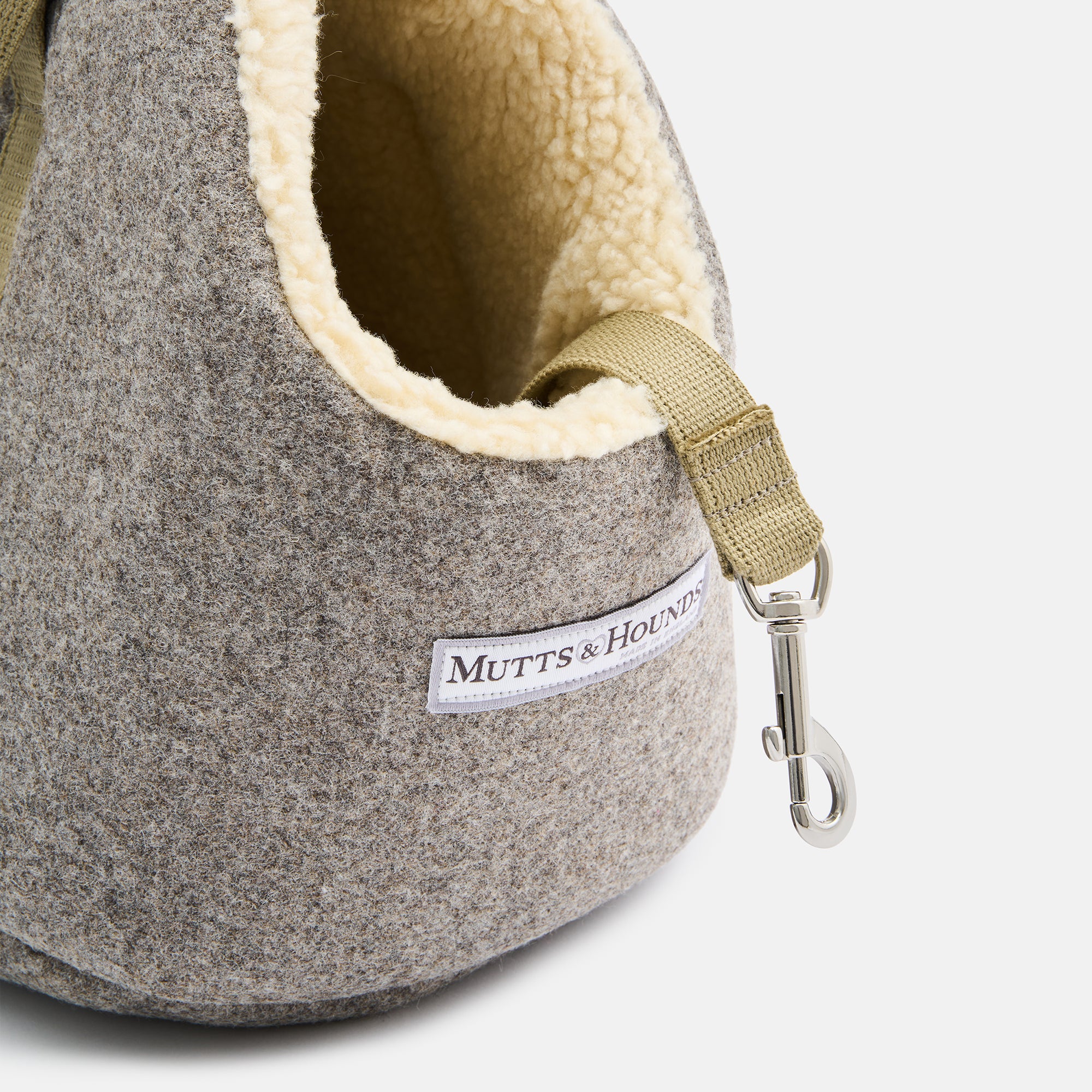 Grey Tweed Dog Carrier