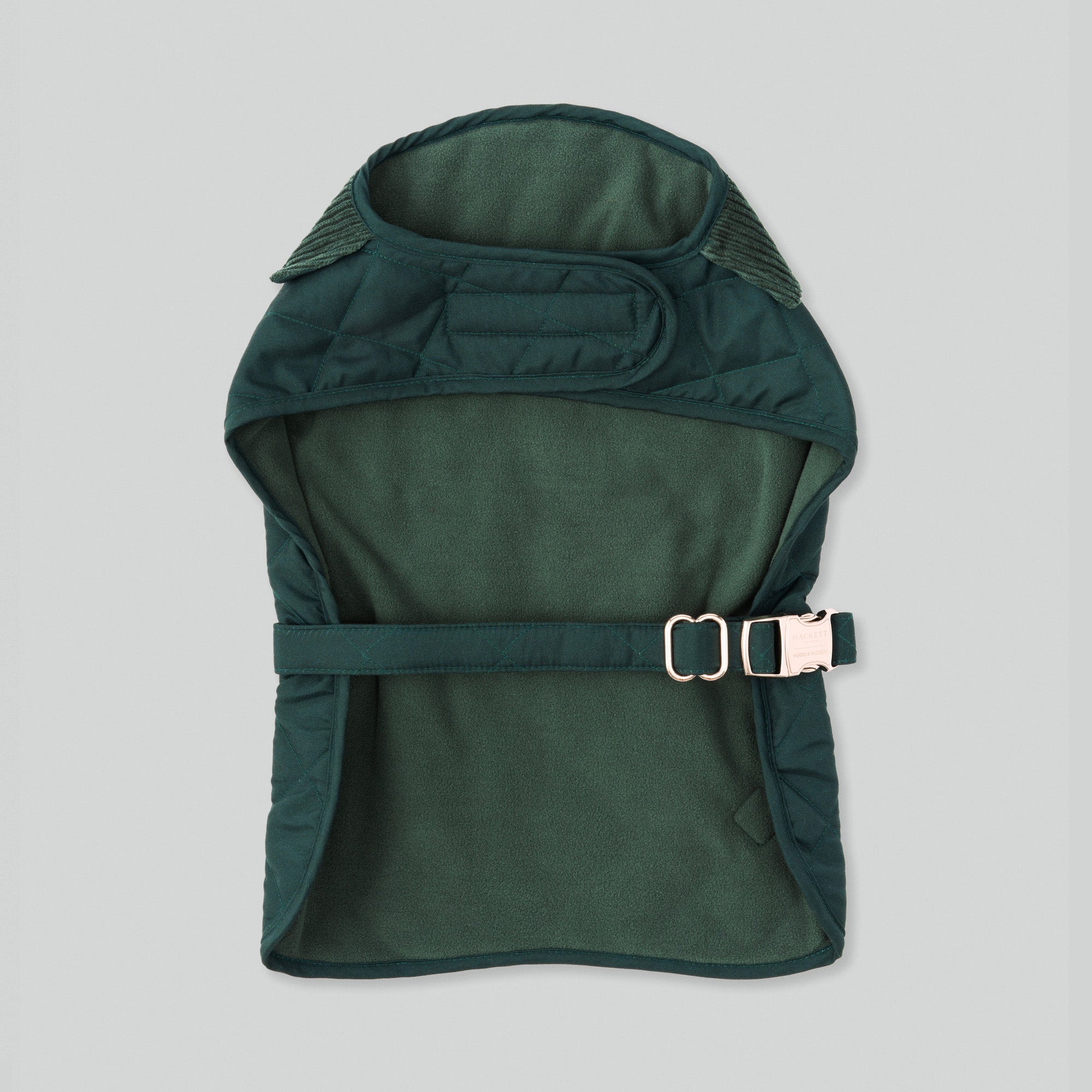 Hugo & Hudson X Hackett Quilted Dog Jacket - Forest Green