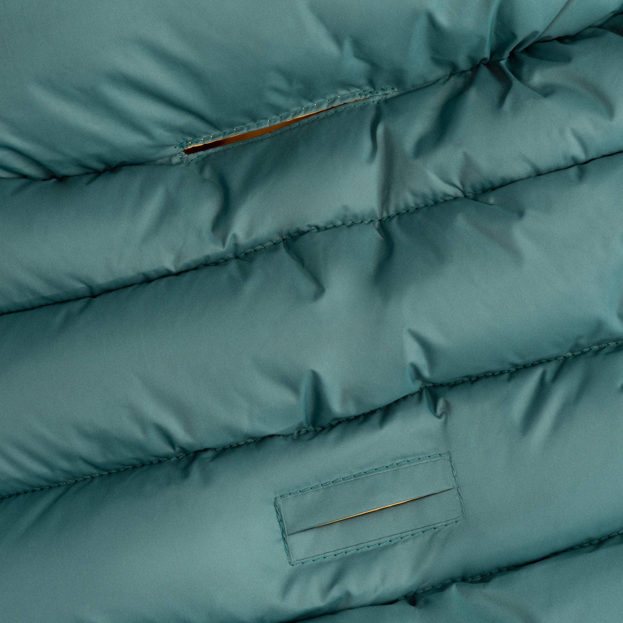 Hugo & Hudson X Hackett Reversible Dog Puffer Jacket - Forest Green & Gold