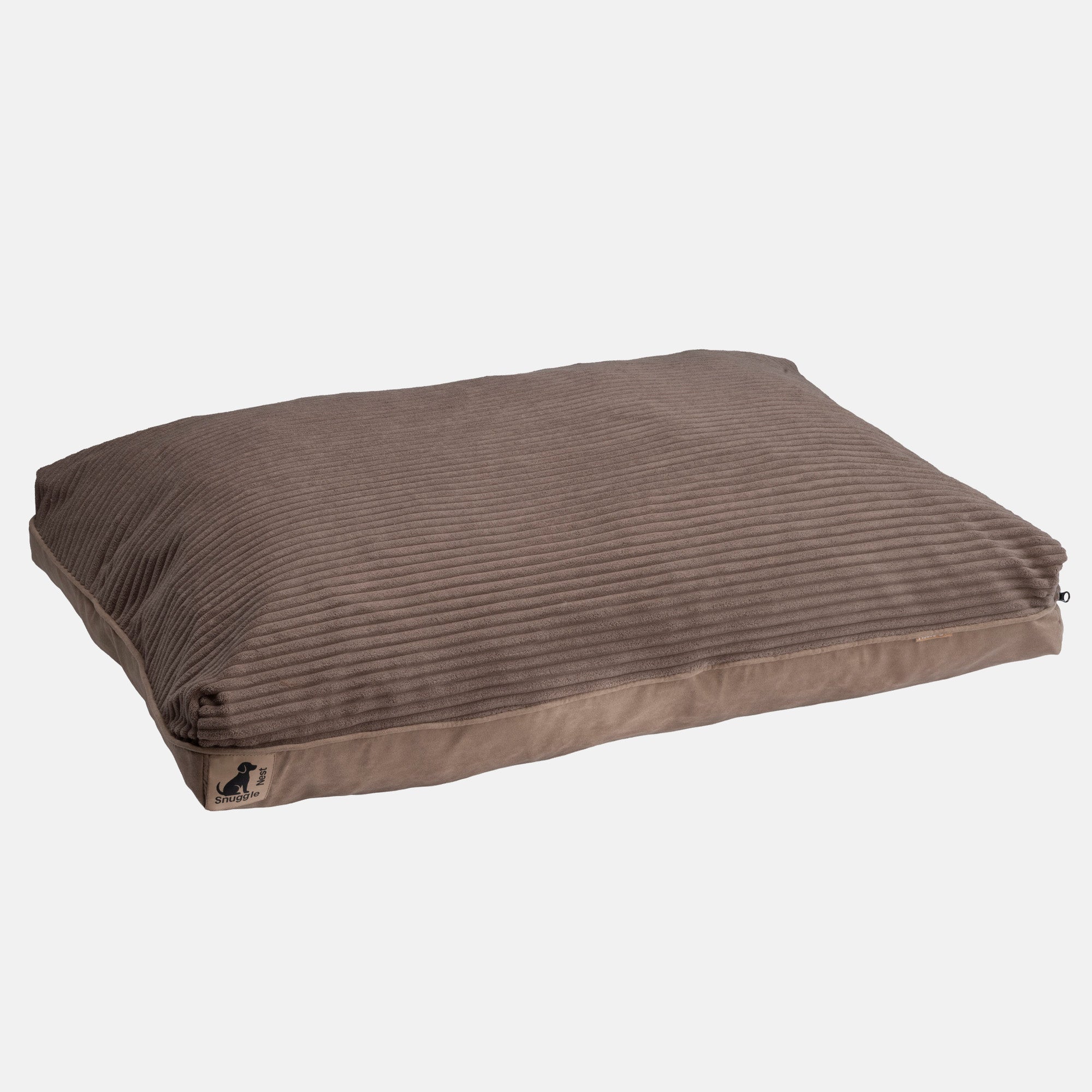 House Of Paws Mocha Cord Memory Foam Cushion Dog Bed