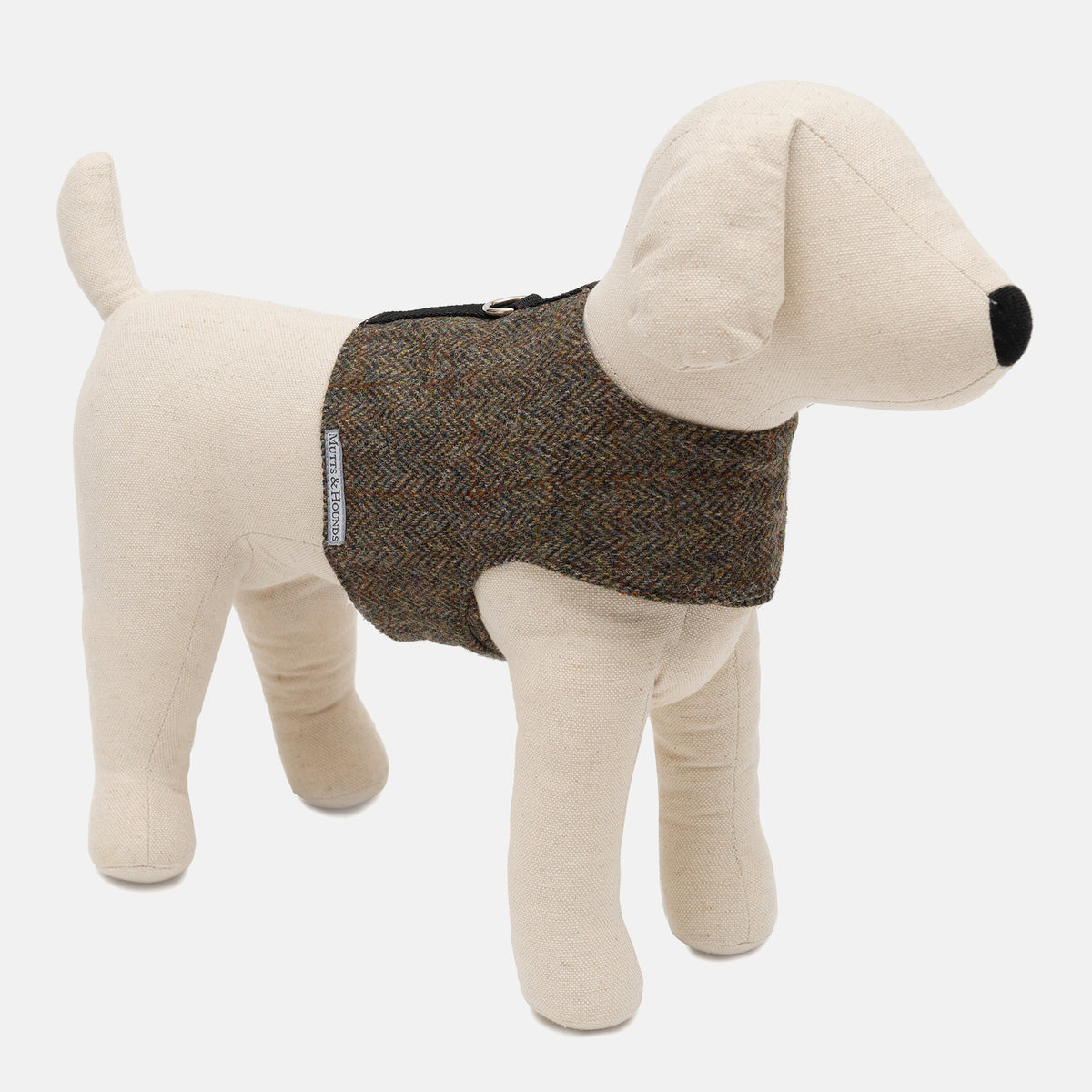 Heritage Tweed Soft Dog Harness