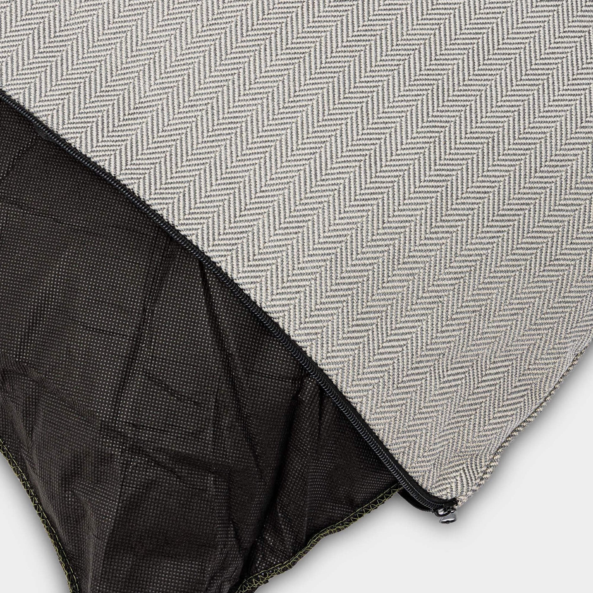 Hugo & Hudson Grey Herringbone Dog Bed