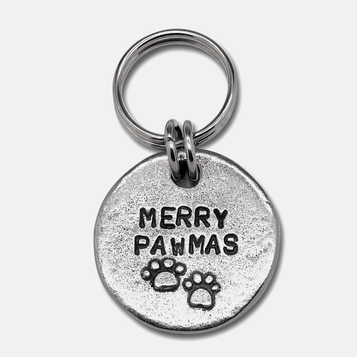 Merry Pawmas Christmas Dog Tag