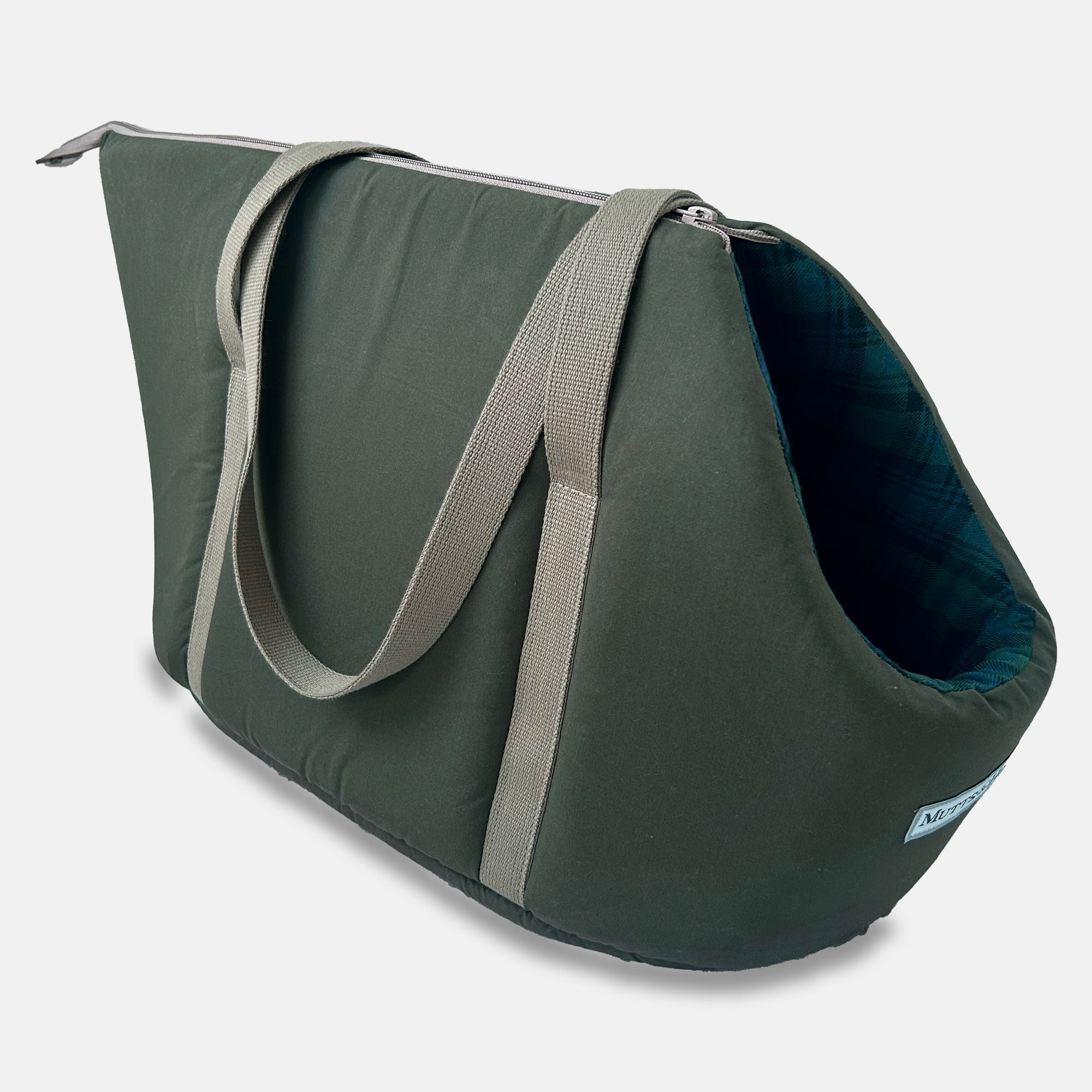 Olive Wax Dog Carrier Medium (Sample)