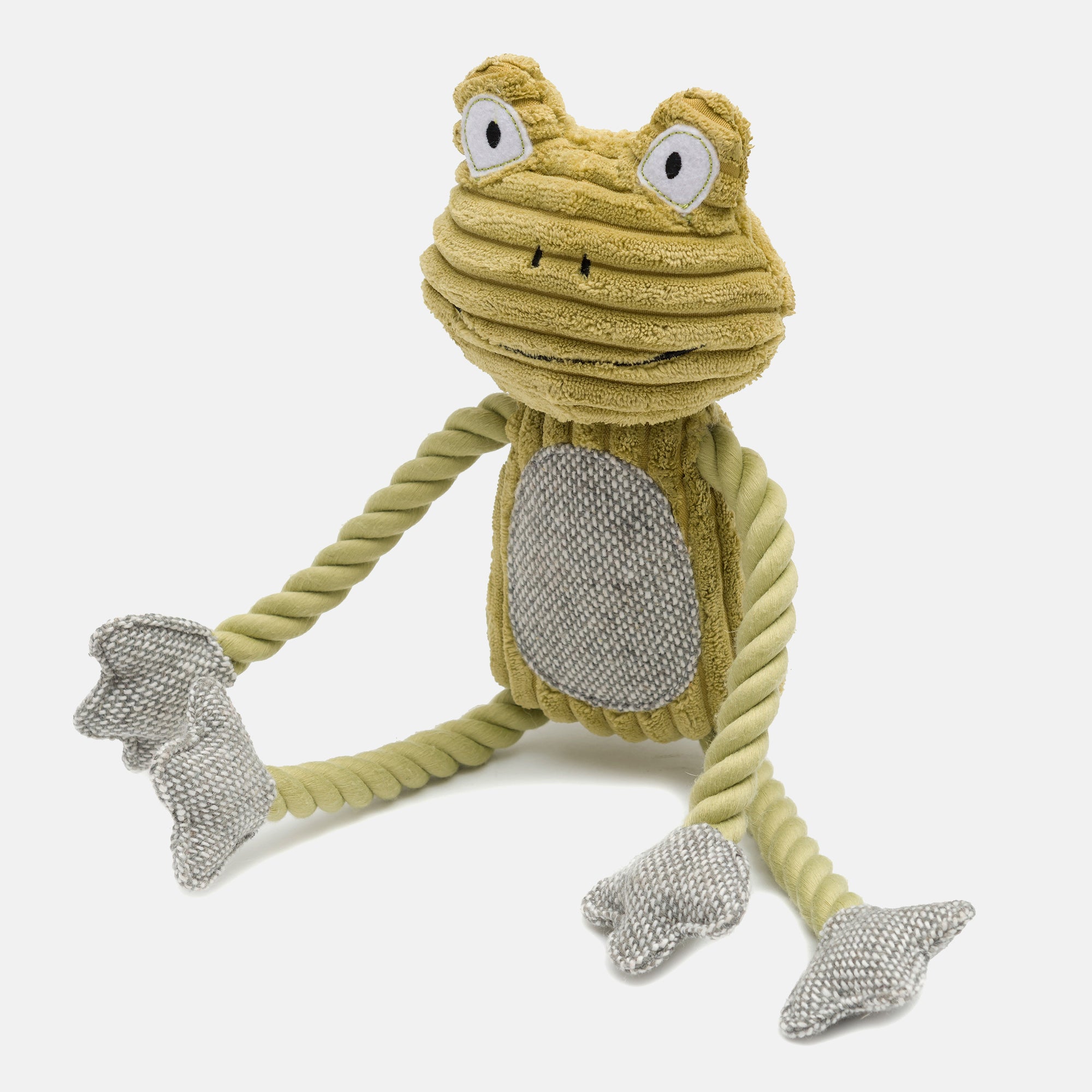 Fredrik Frog Plush Dog Toy