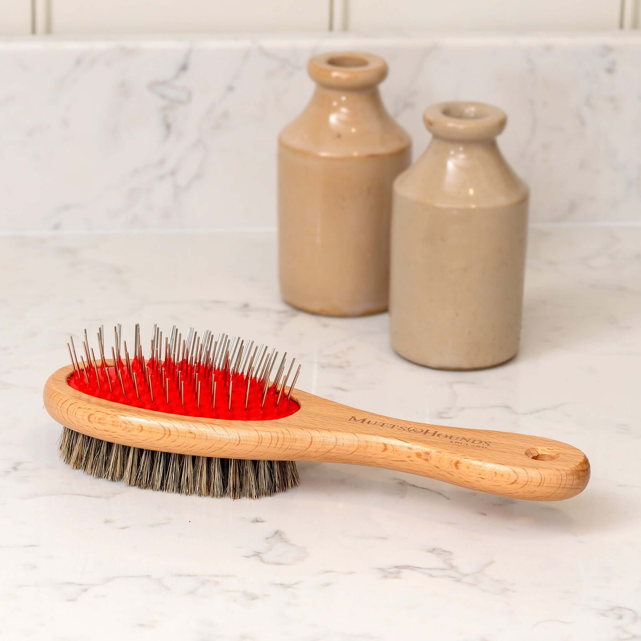 Dual Slicker Grooming Dog Brush