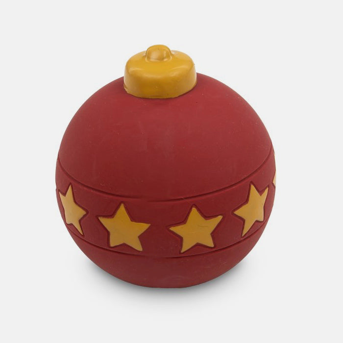Bauble Christmas Latex Squeaky Dog Toy