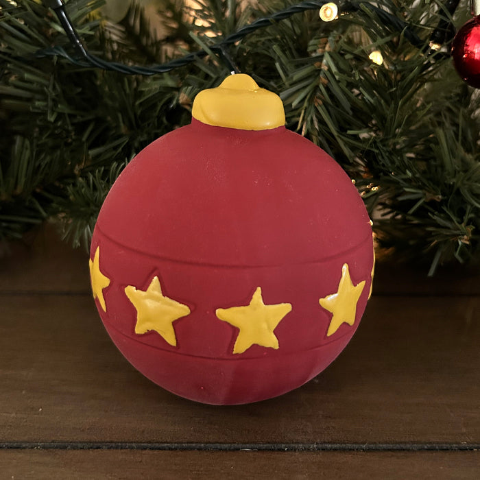 Bauble Christmas Latex Squeaky Dog Toy