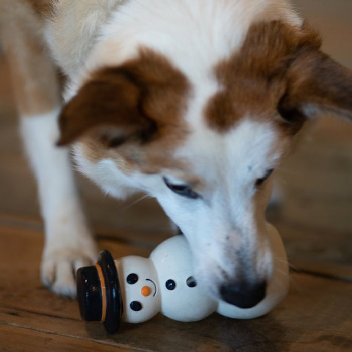 Snowman Christmas Latex Squeaky Dog Toy