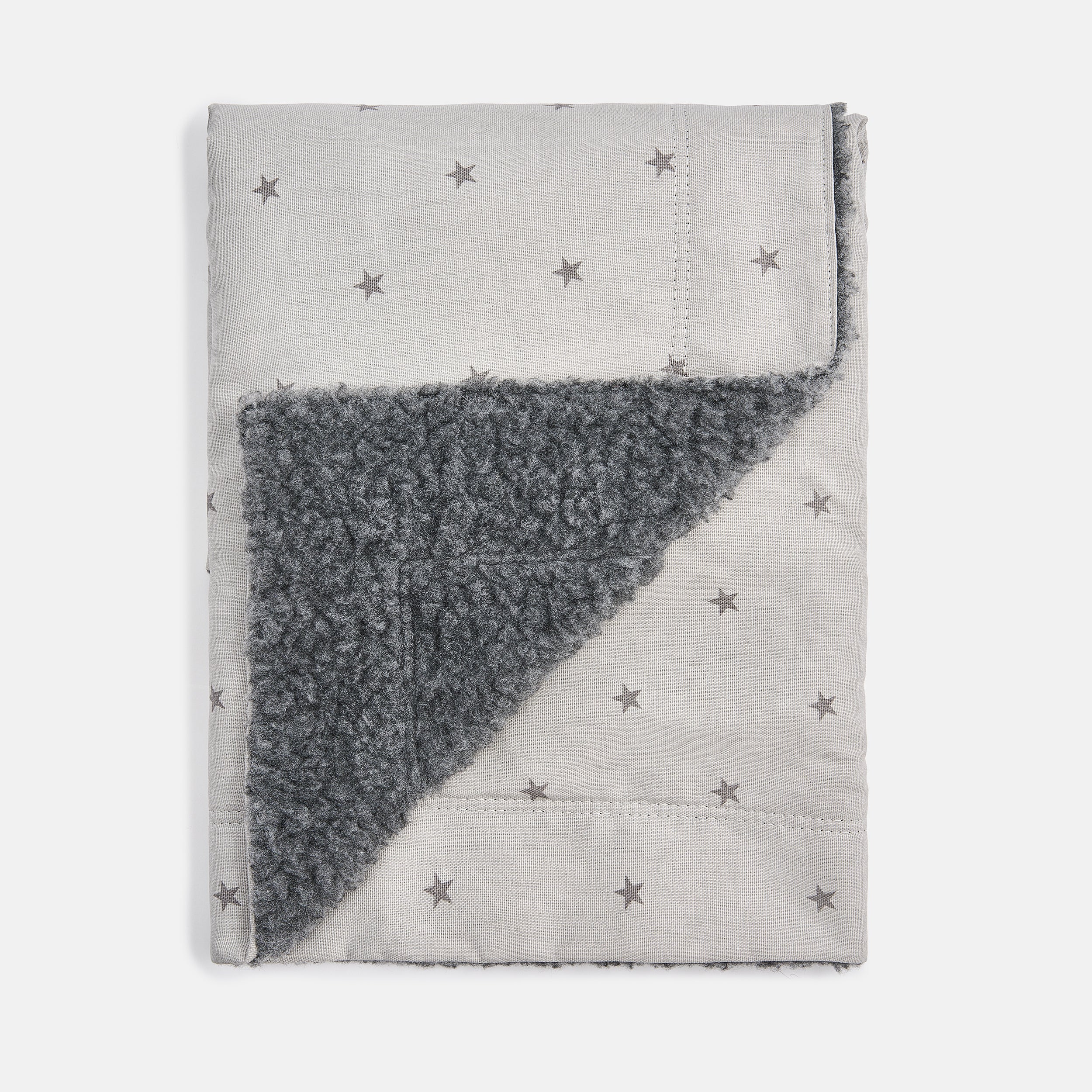 Grey Stars Dog Blanket