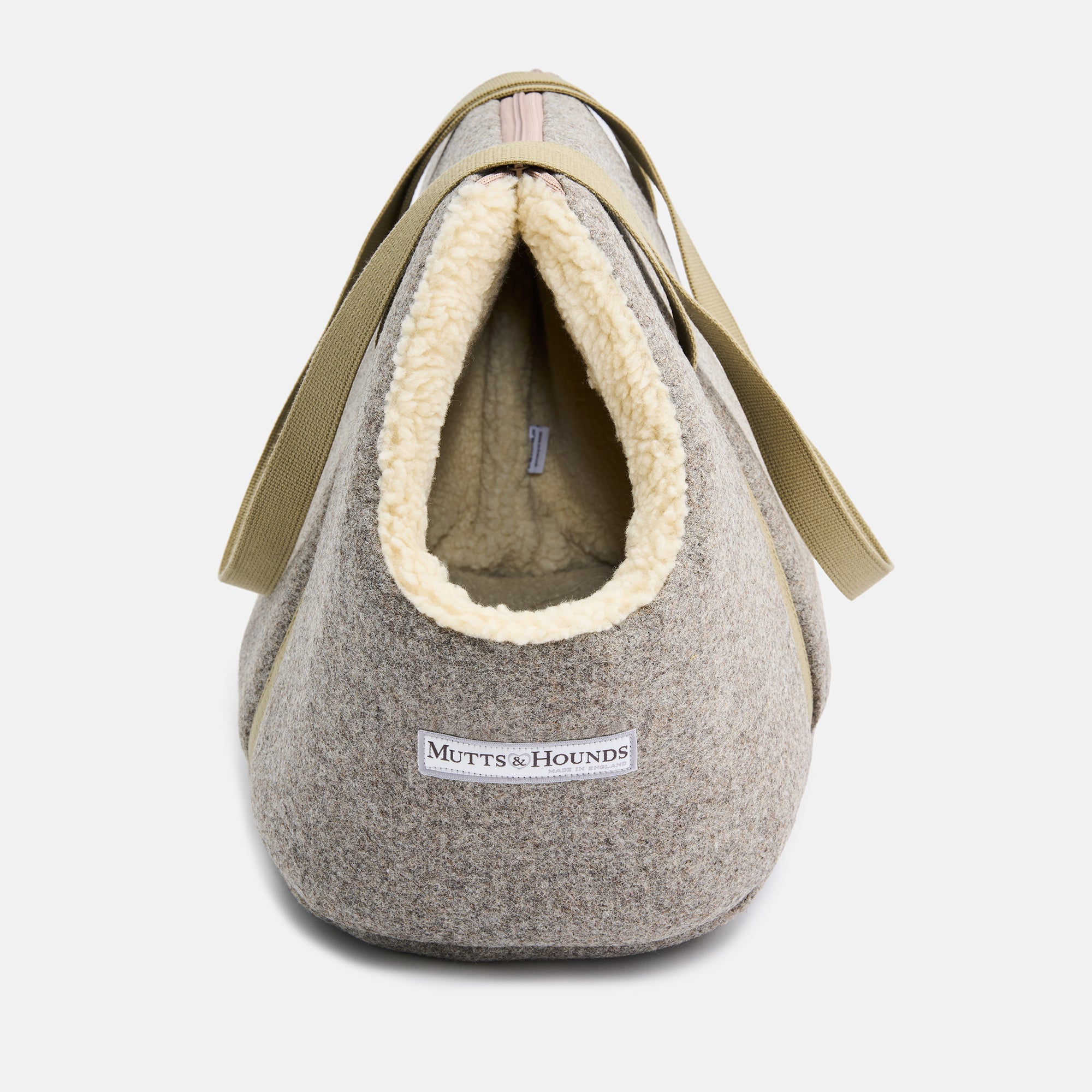 Grey Tweed Dog Carrier