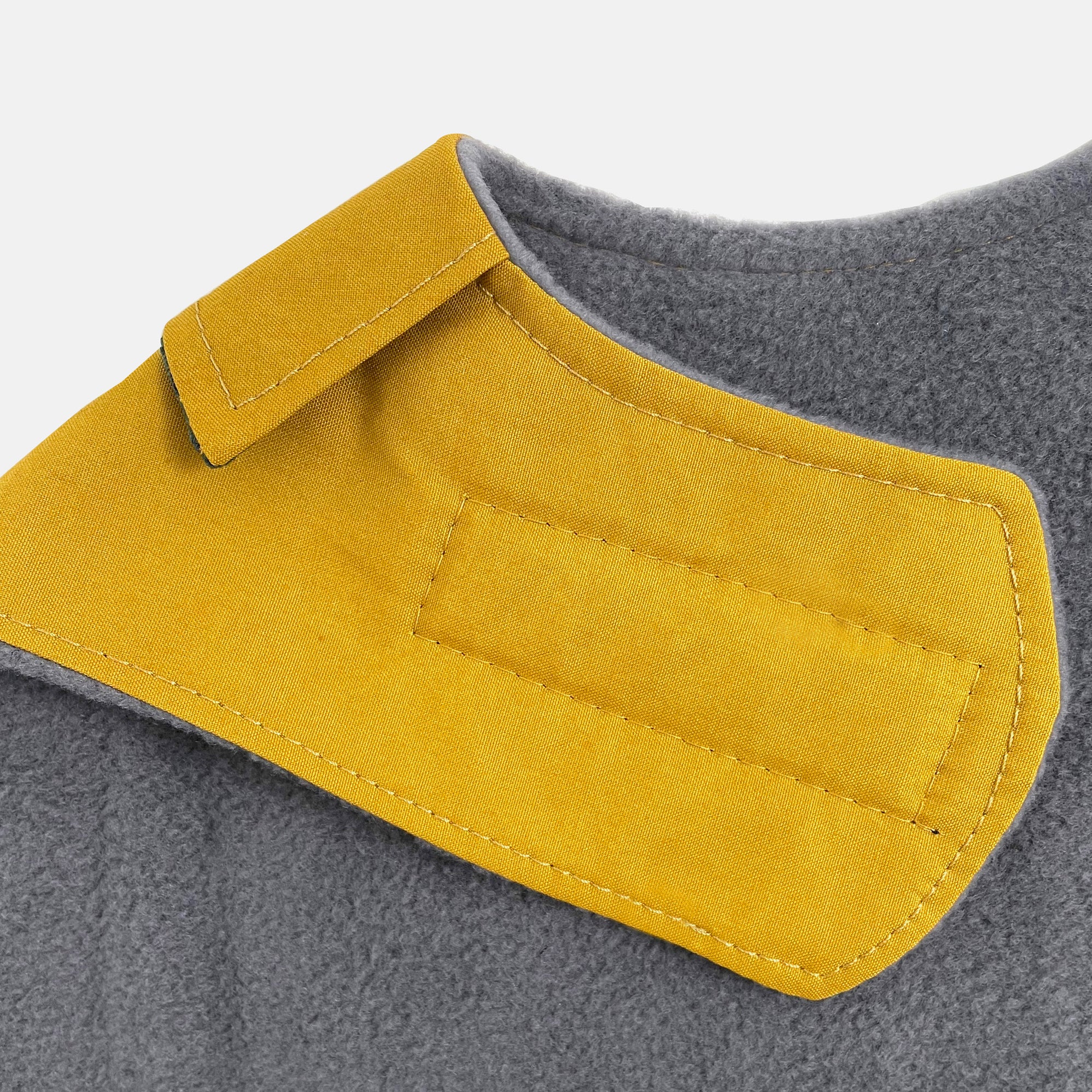 Mustard Waxed Waterproof Dog Coat Mutts and Hounds