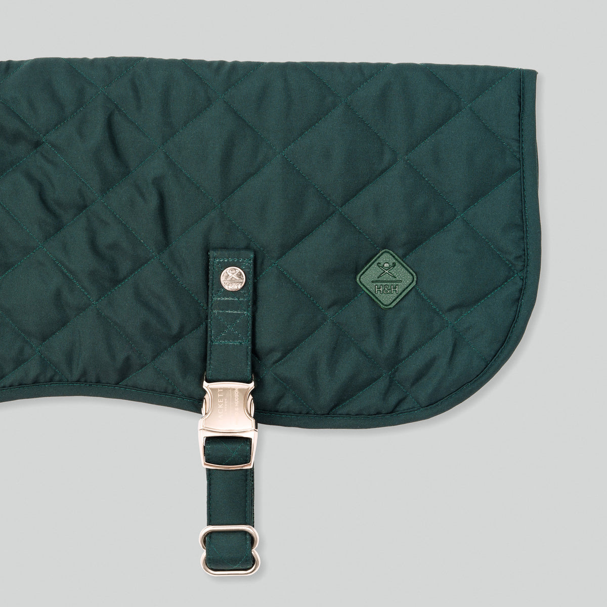Hugo & Hudson X Hackett Quilted Dog Jacket - Forest Green