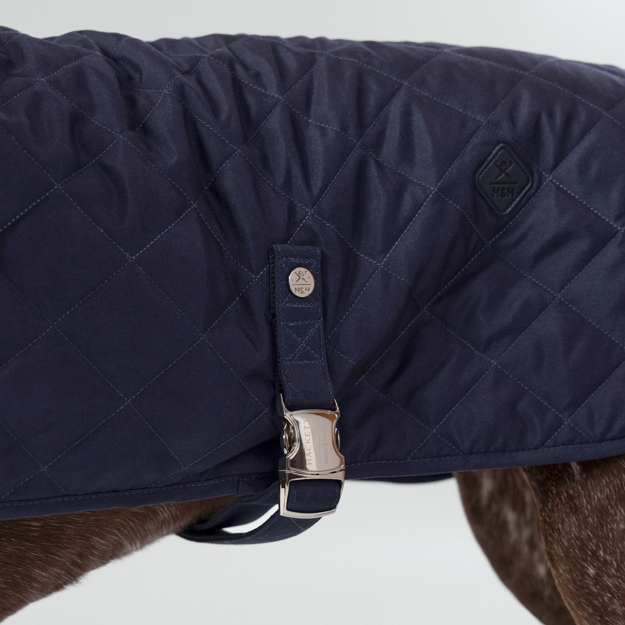 Hugo & Hudson X Hackett Quilted Dog Jacket - Navy