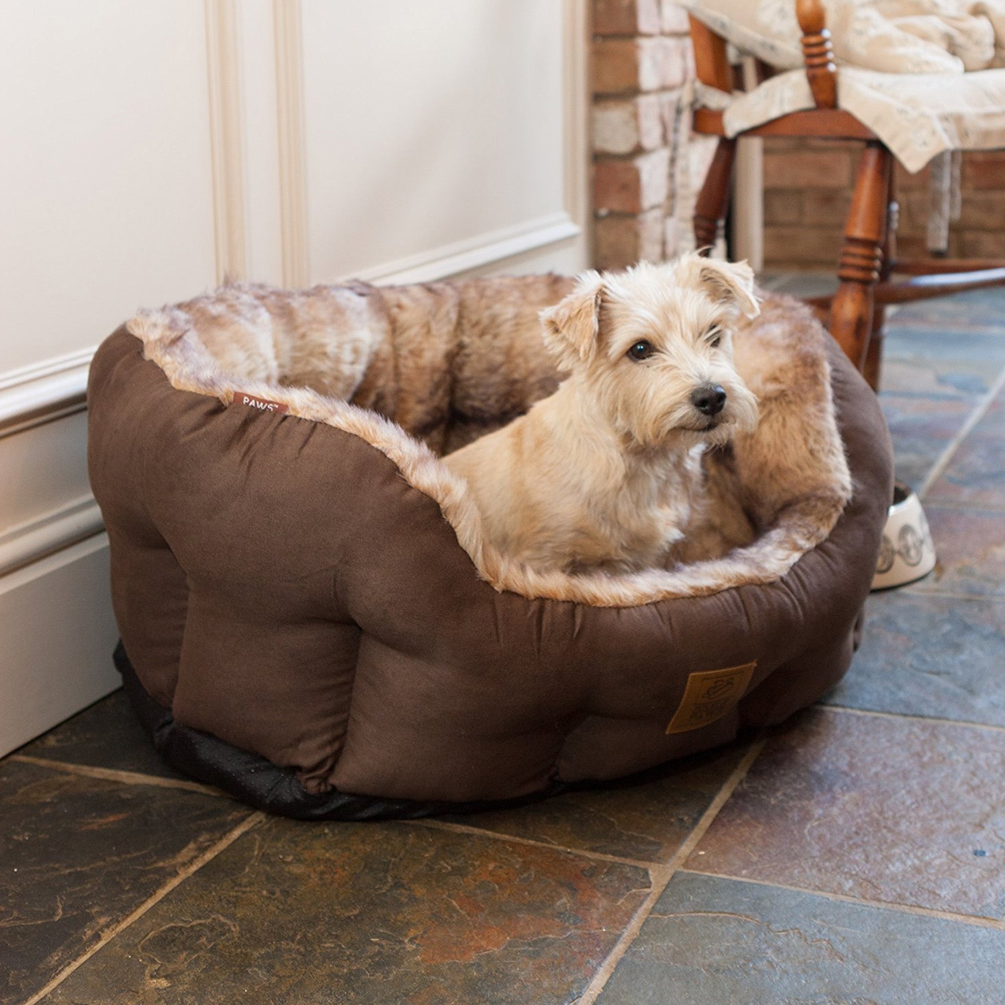 House of Paws Arctic Fox Snuggle Dog Bed