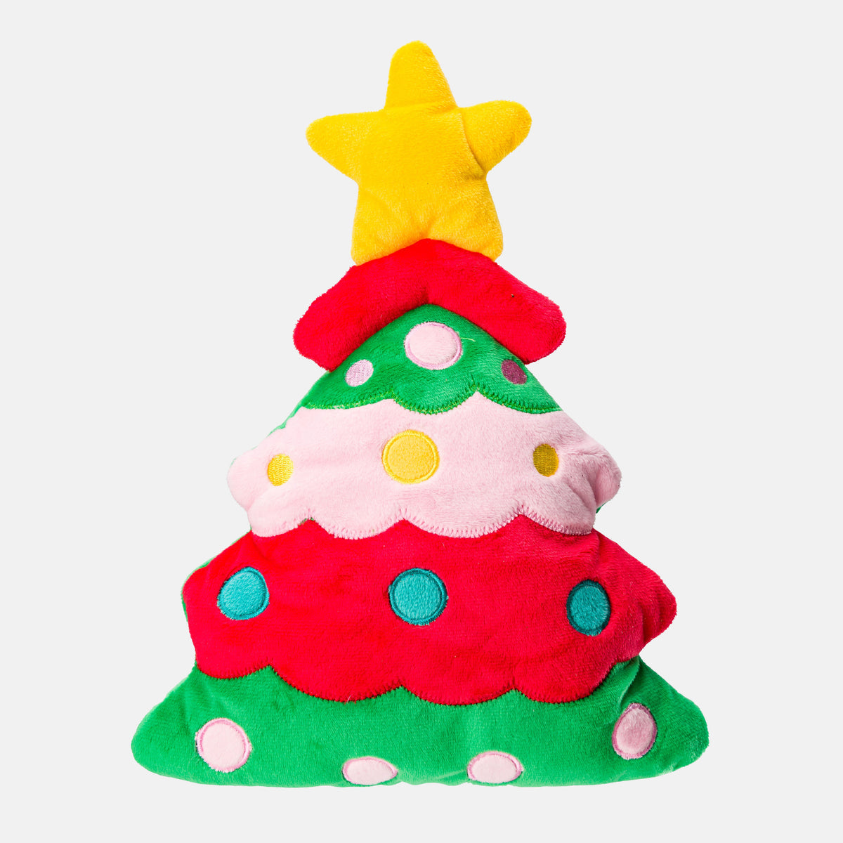 Christmas Tree Plush Dog Toy