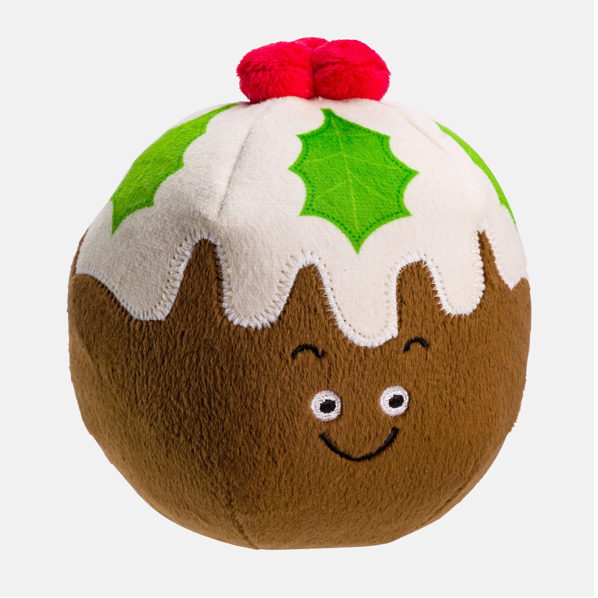 Christmas Pudding Plush Dog Toy