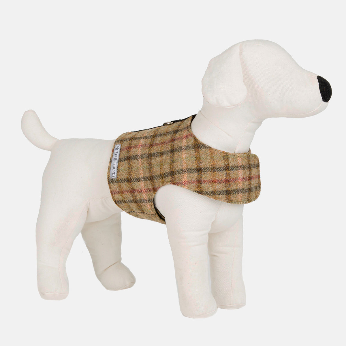 Balmoral Check Tweed Soft Dog Harness