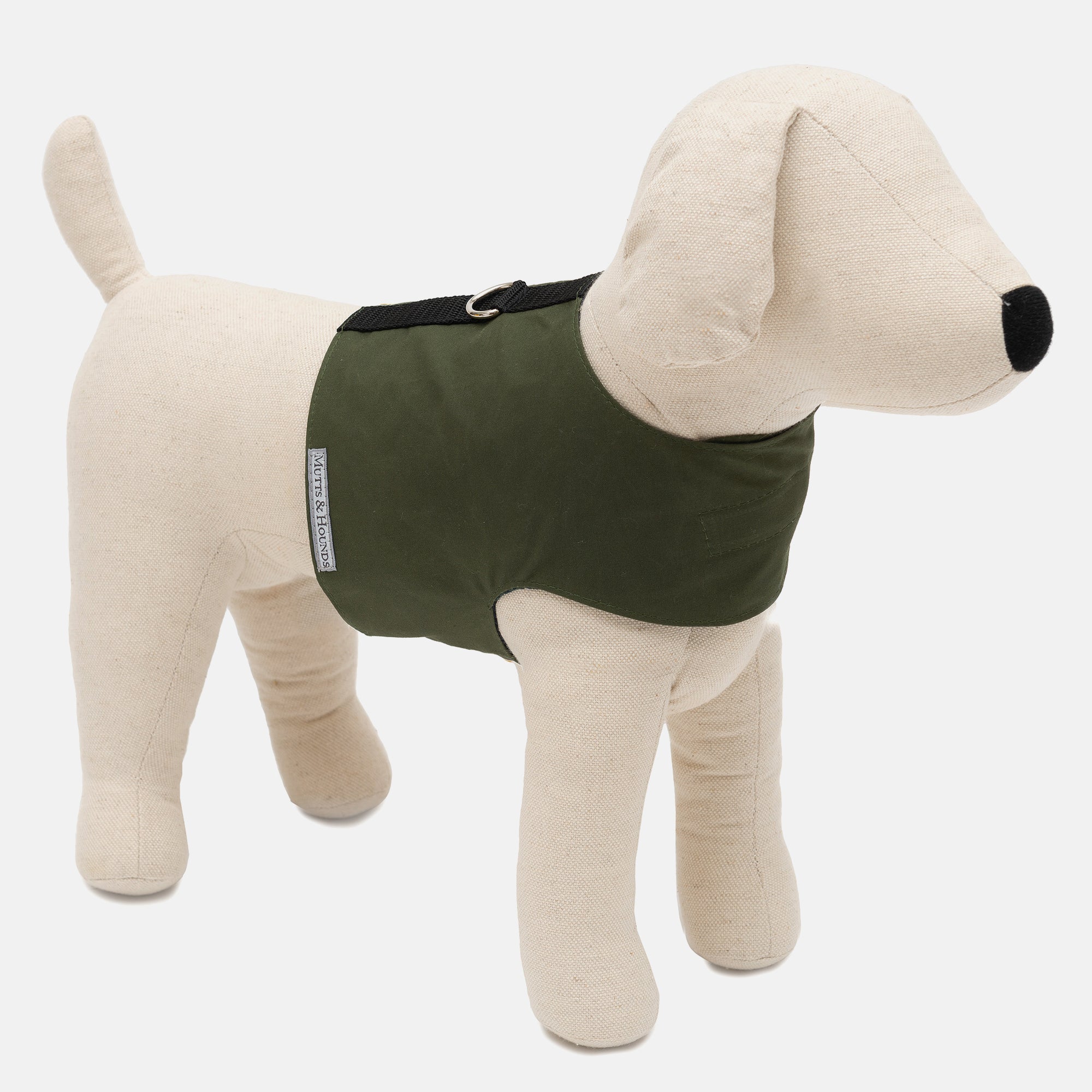 Olive Wax Dog Harness