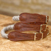 Natural Wool Rope & Leather Dog Collar