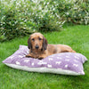 M&H Antiqued Plum Pillow Dog Bed