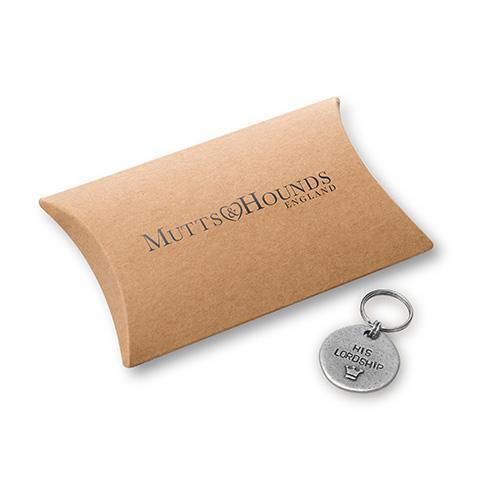 Bone Motif Pewter Dog Tag