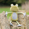 Fredrik Frog Plush Dog Toy